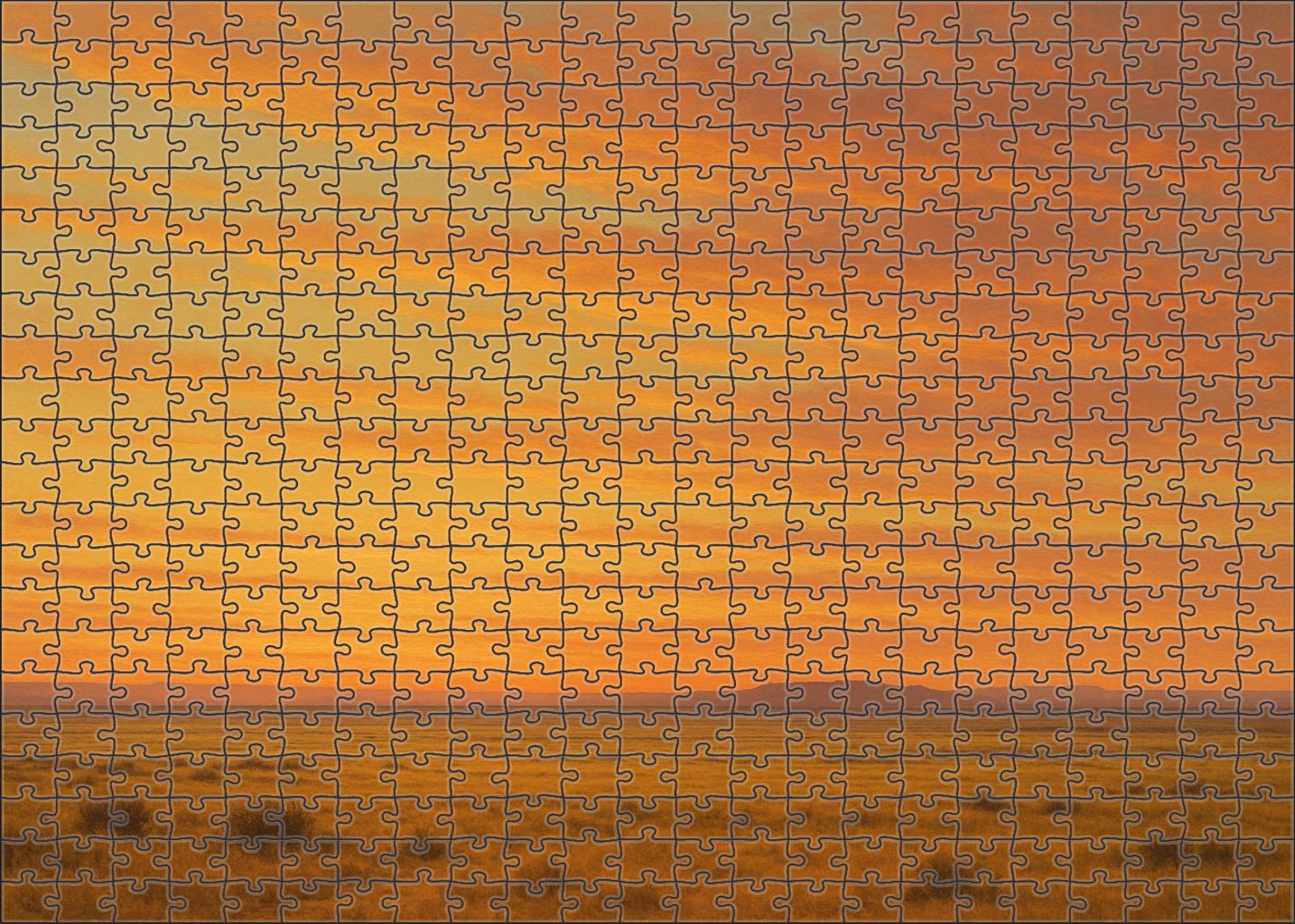 Sunset Citrine Tapestry Puzzle For Kids