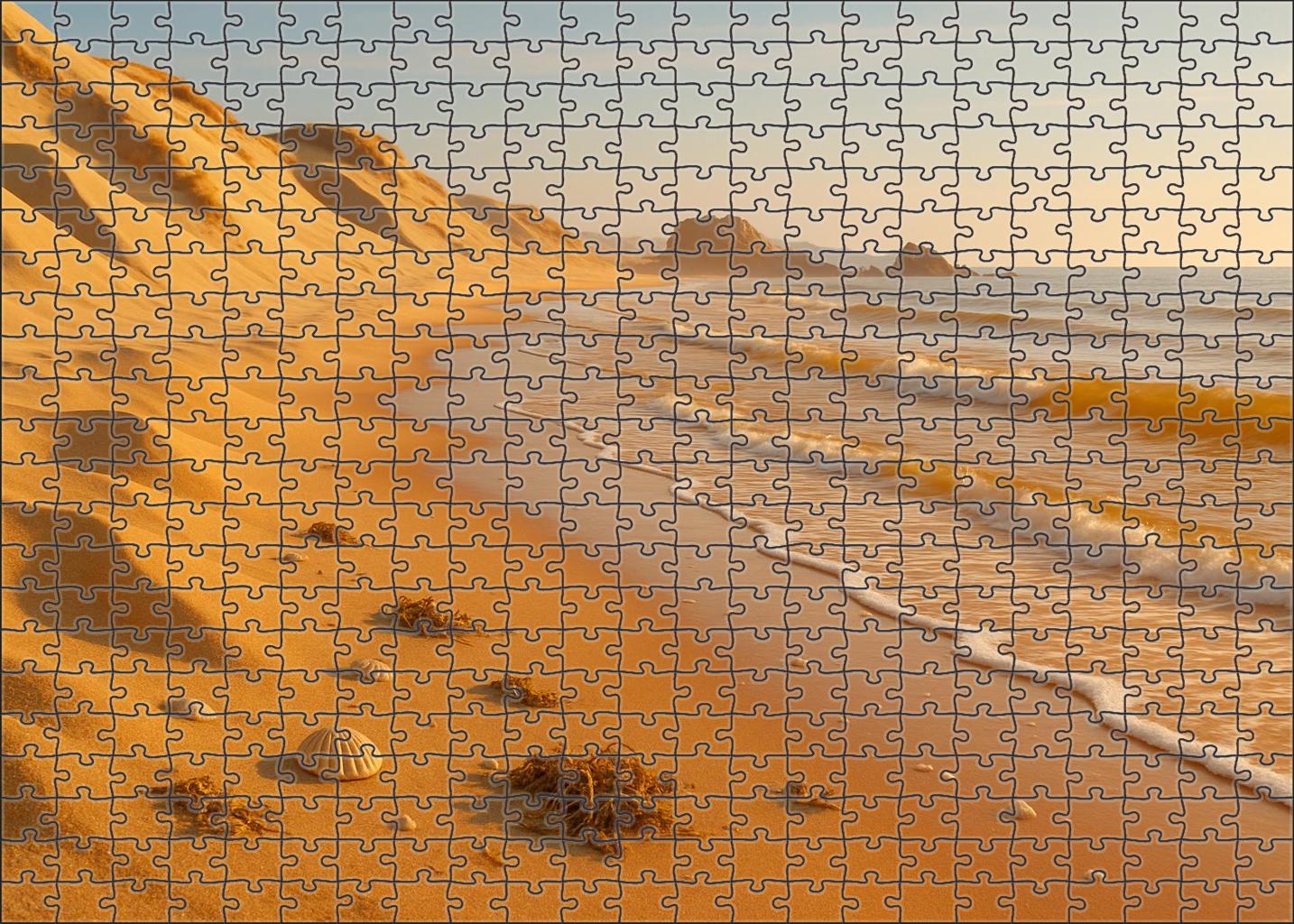 Amber Tide Coast Large Format Puzzle