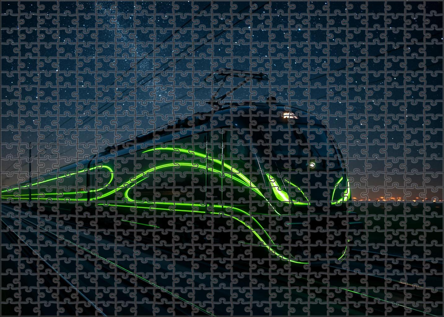 Midnight Velocity Electric Flyer 20 Piece Puzzle