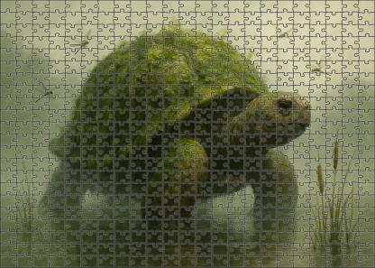 Mireback Tortoise Colossal Swamp Dweller With Verdant Armor Easy Puzzles