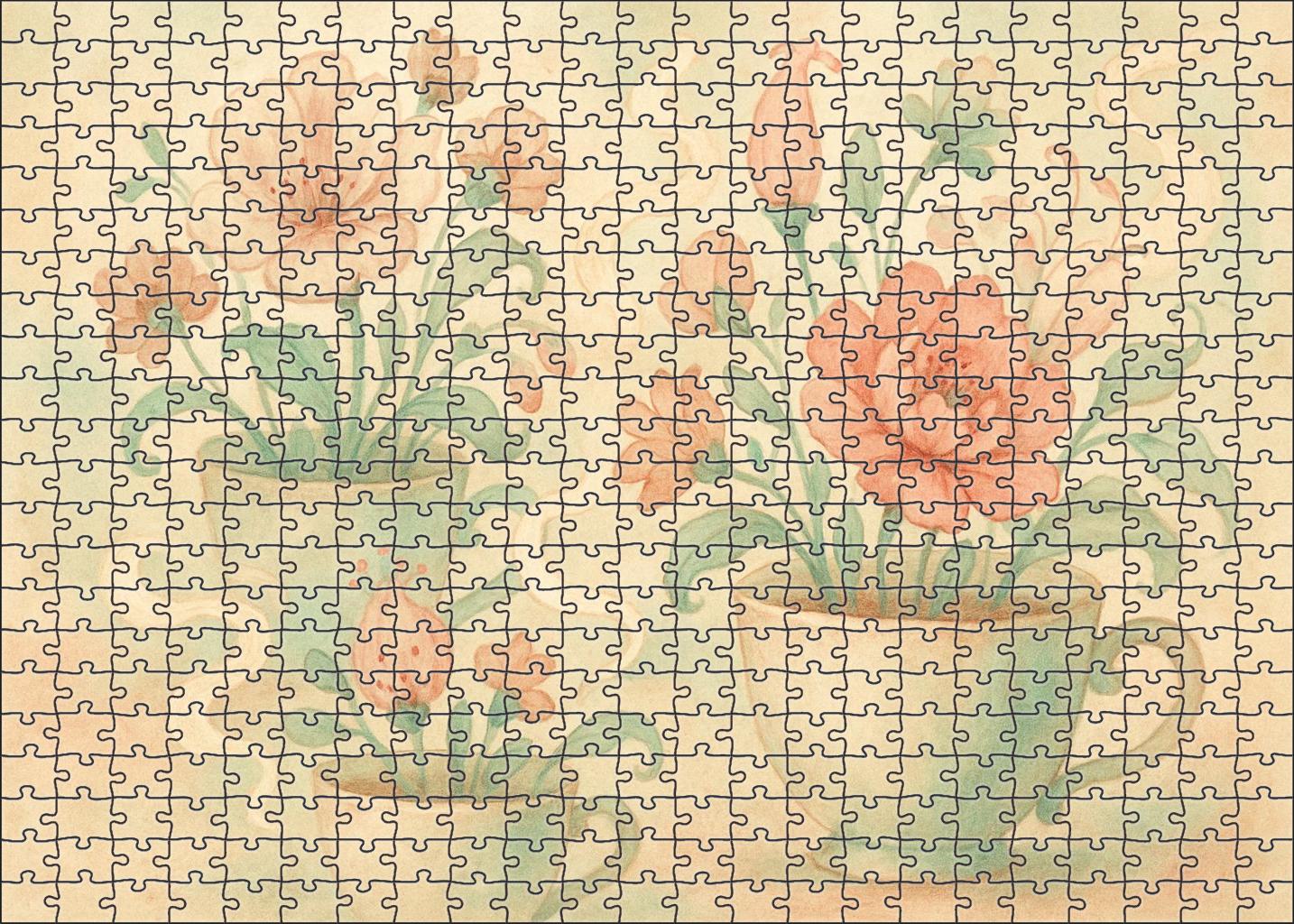 The Dreaming Teacup Garden Puzzle Collection