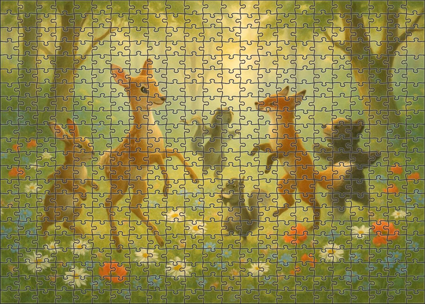 The Woodland Dance 100 Piece Puzzle