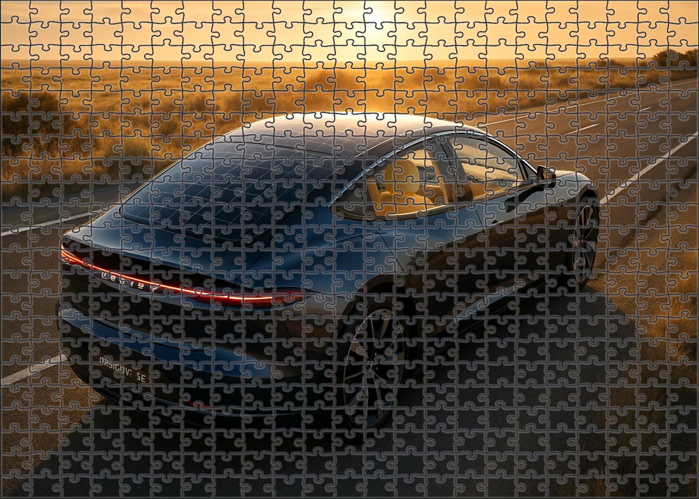 Helios Solstice Gt Solar-assisted Grand Touring Sedan Puzzle For Kids