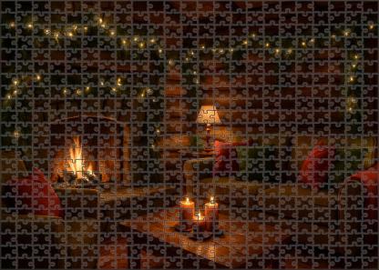 Winter Hearthside Glow 300 Piece Puzzle