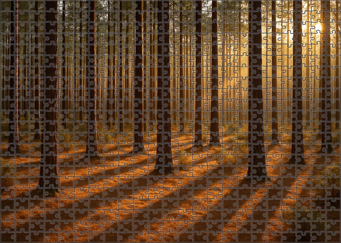 Silent Pine Sanctuary Puzzle For Kids