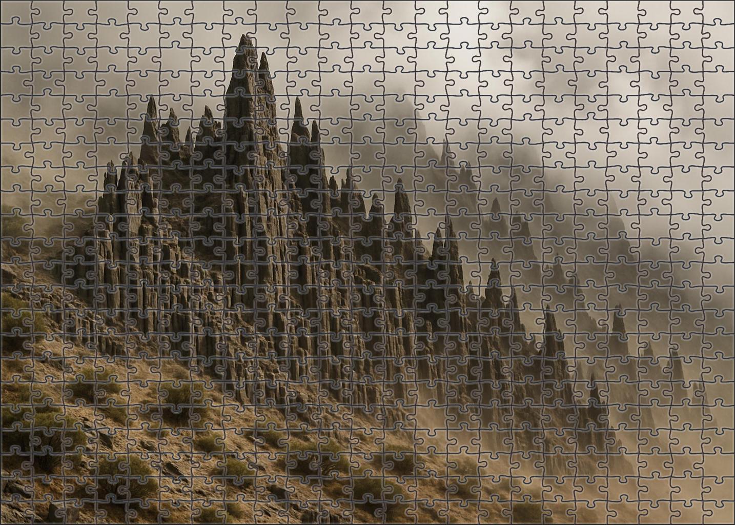Windscarred Basalt Bluffs 20 Piece Puzzle