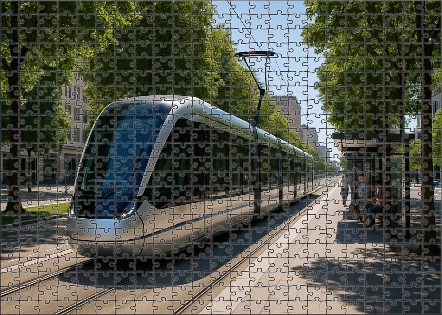Hydrogen Fuel Cell Tram Puzzle For Adults