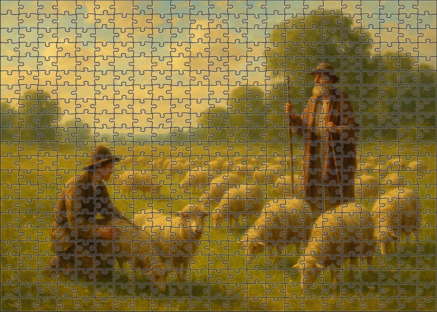 Harmony In The Meadow Premium Puzzle Pieces