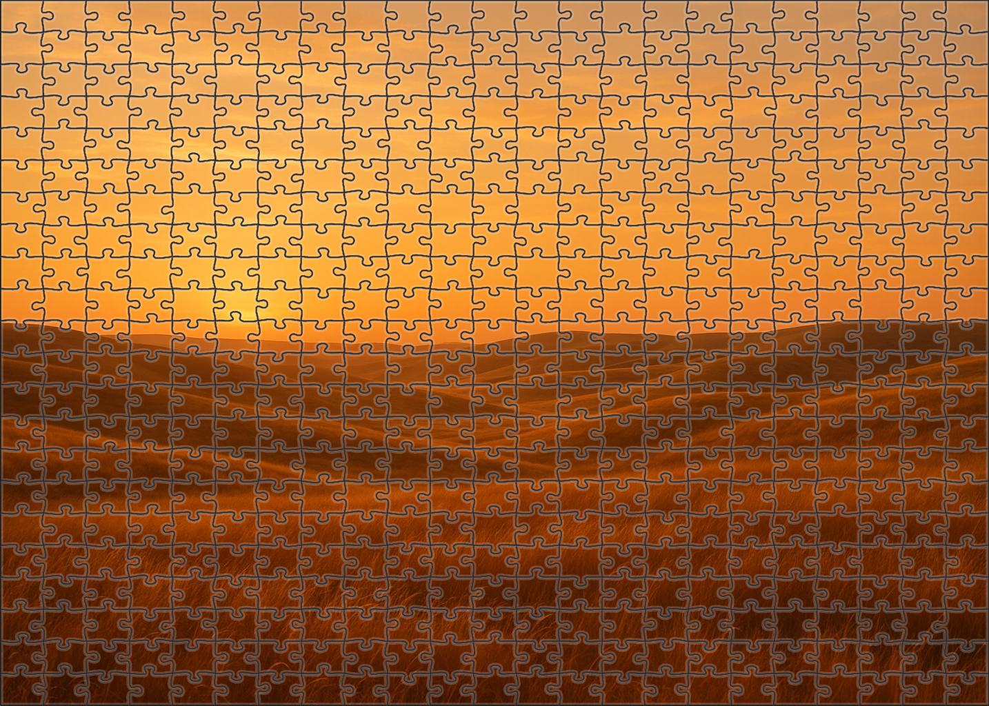 Celestial Amber Waves Family Puzzles
