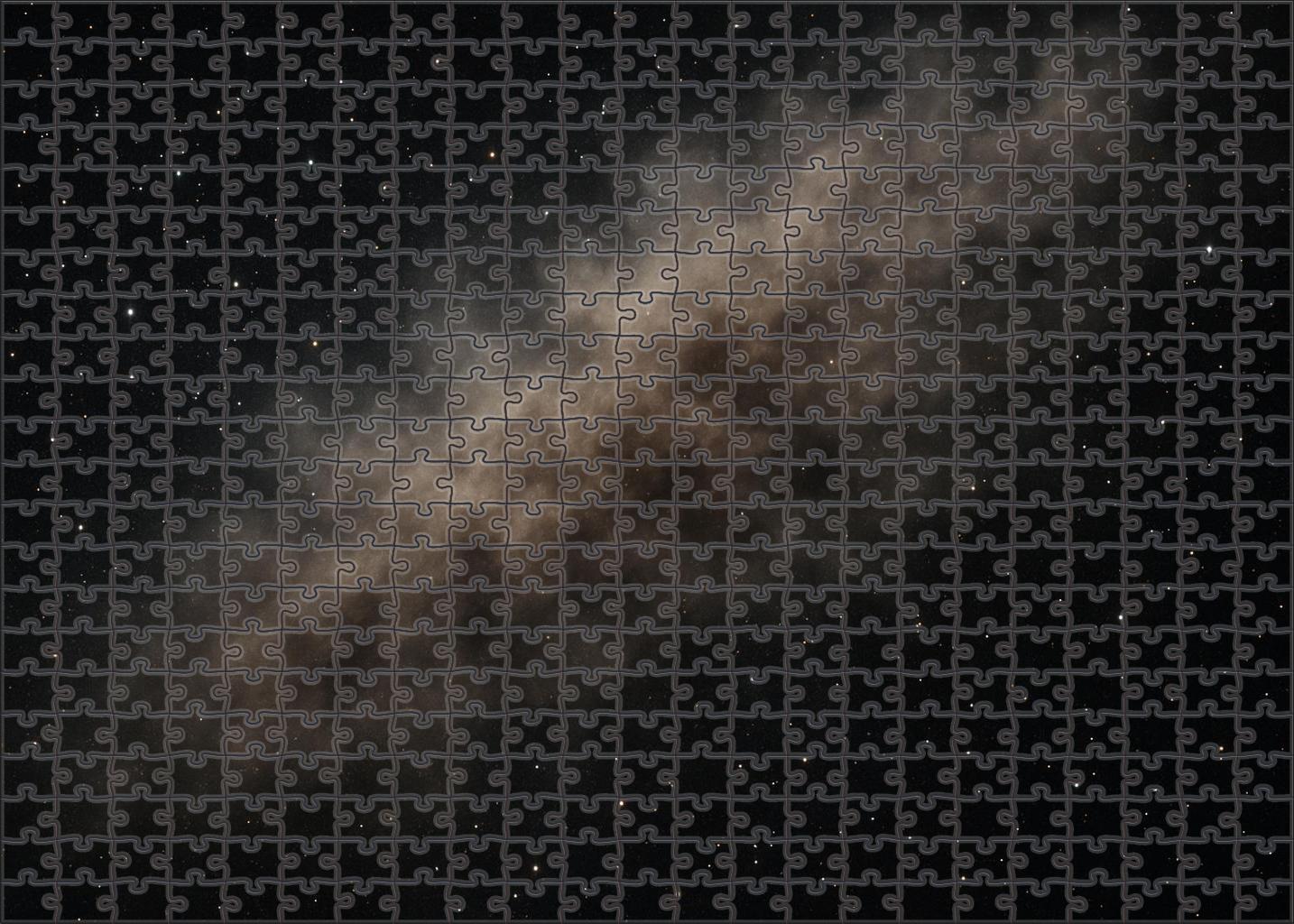 Deep Space Dust Storm Custom Jigsaw Puzzle