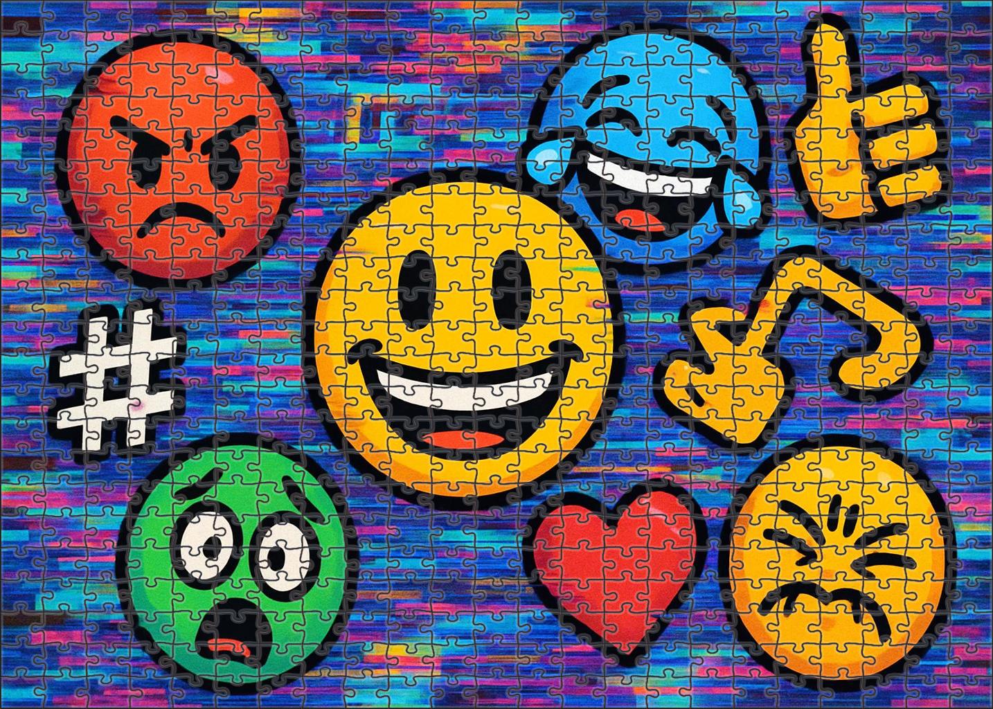 Digital Meme Culture Phenomenon Unique Puzzle Design