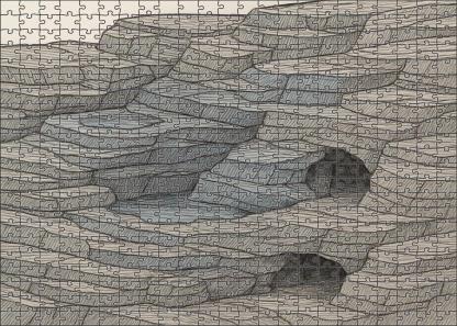 Subterranean Cavern Cross-section Diagram Challenging Puzzles