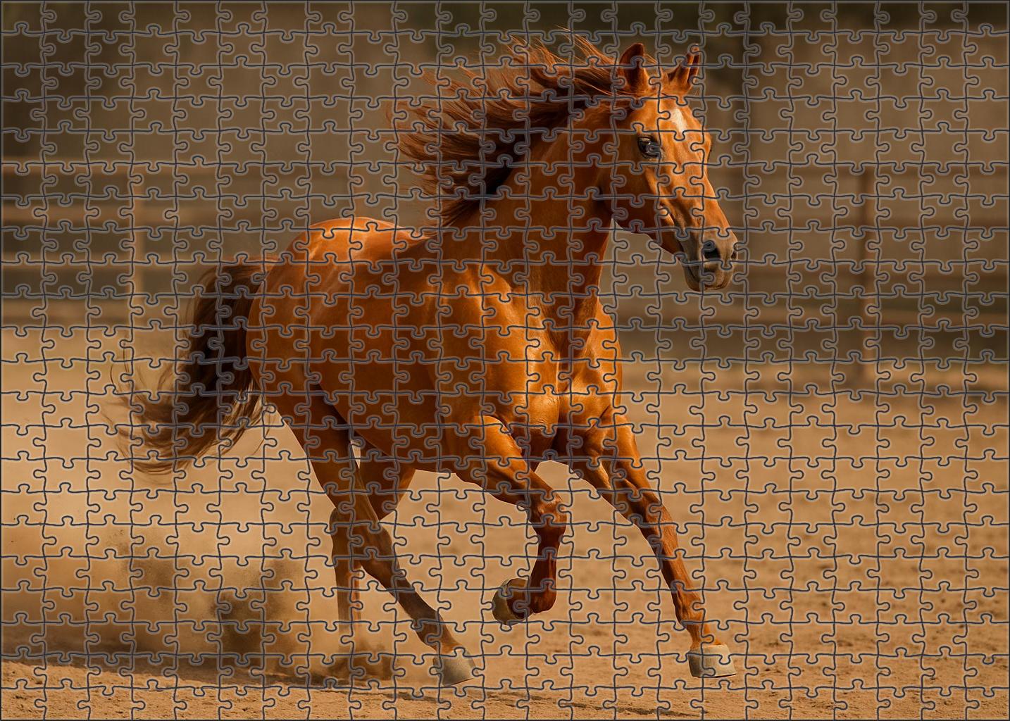 Amber Rose Stock Horse Large Format Puzzle