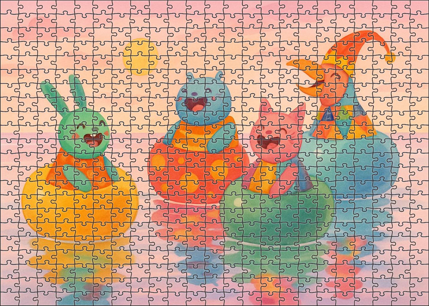 Bubble Harbor Festival 200 Piece Puzzle