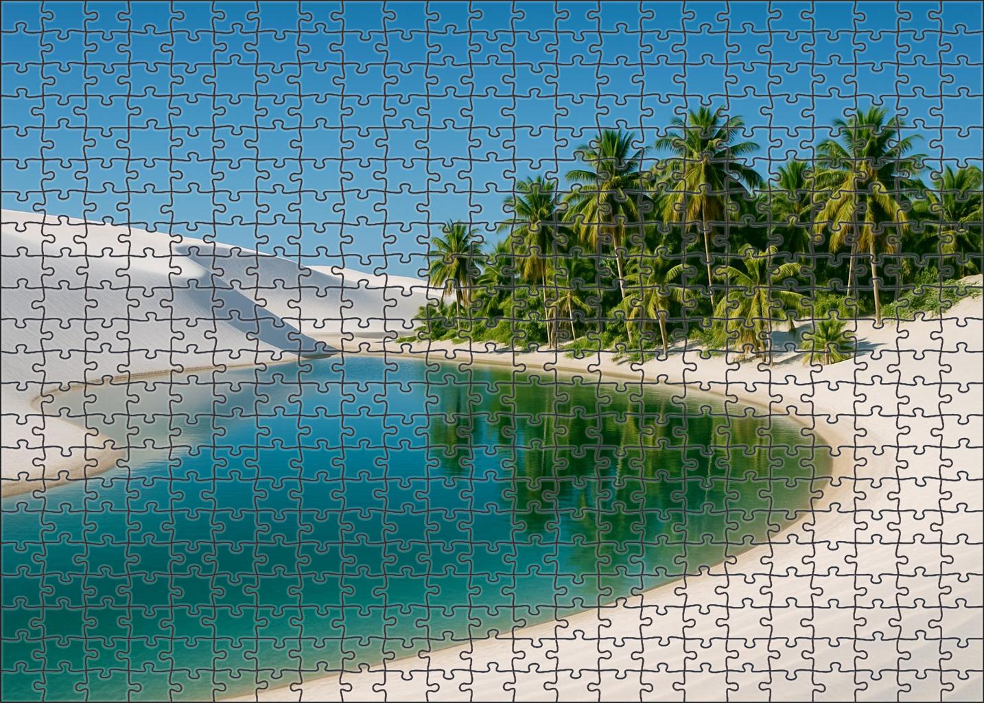 Ivory Sands Oasis Large Format Puzzle