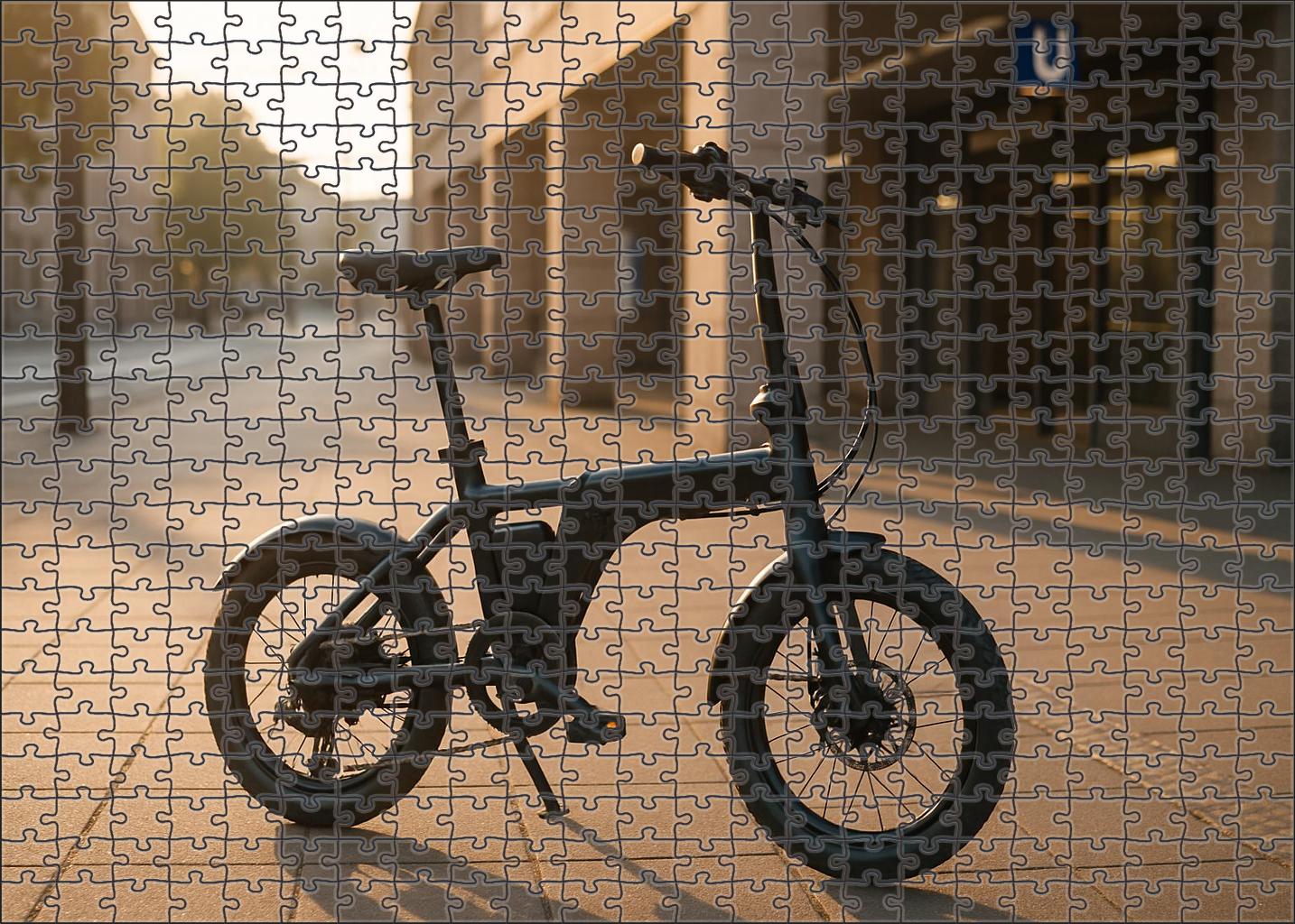 Ultra-lightweight Folding Electric Bicycle Puzzle For Kids