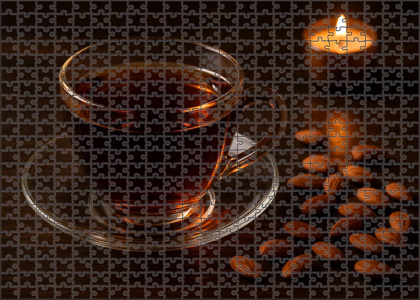 Midnight Caramel Black Tea 500 Piece Puzzle