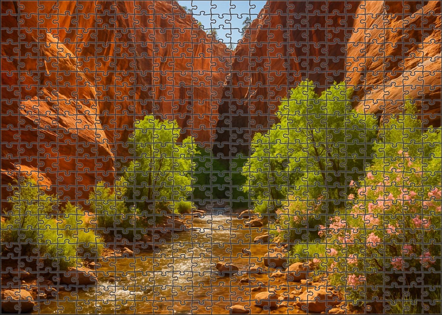 Echo Canyon Passage Puzzle For Kids