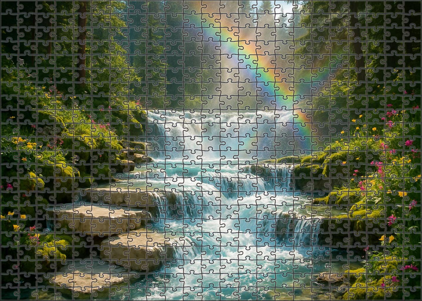 Crystal Cascade Terrace Family Puzzles