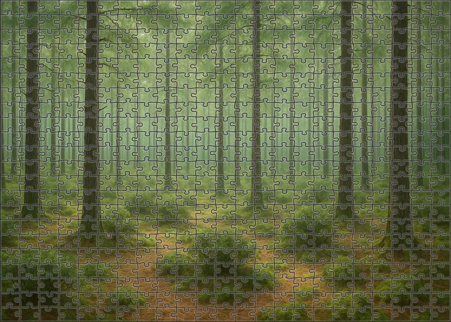 Silent Pine Veil Puzzle For Kids