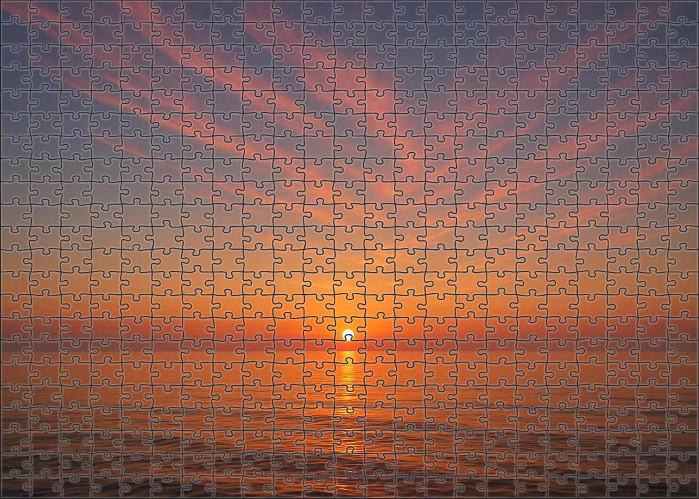 Celestial Amber Radiance Puzzle Collection