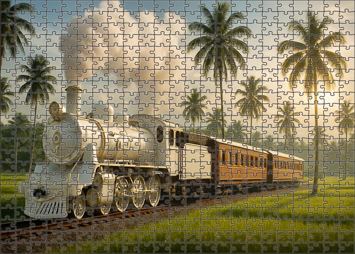 Ivory Coast Heritage Steam Mini Puzzle