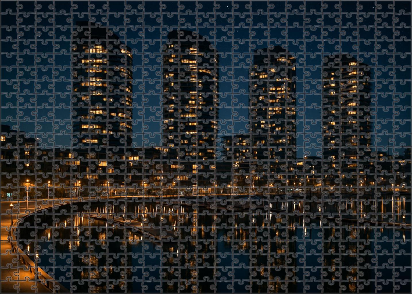 Melbourne Docklands Skyline Waterfront Innovation And Urban Renewal 100 Piece Puzzle