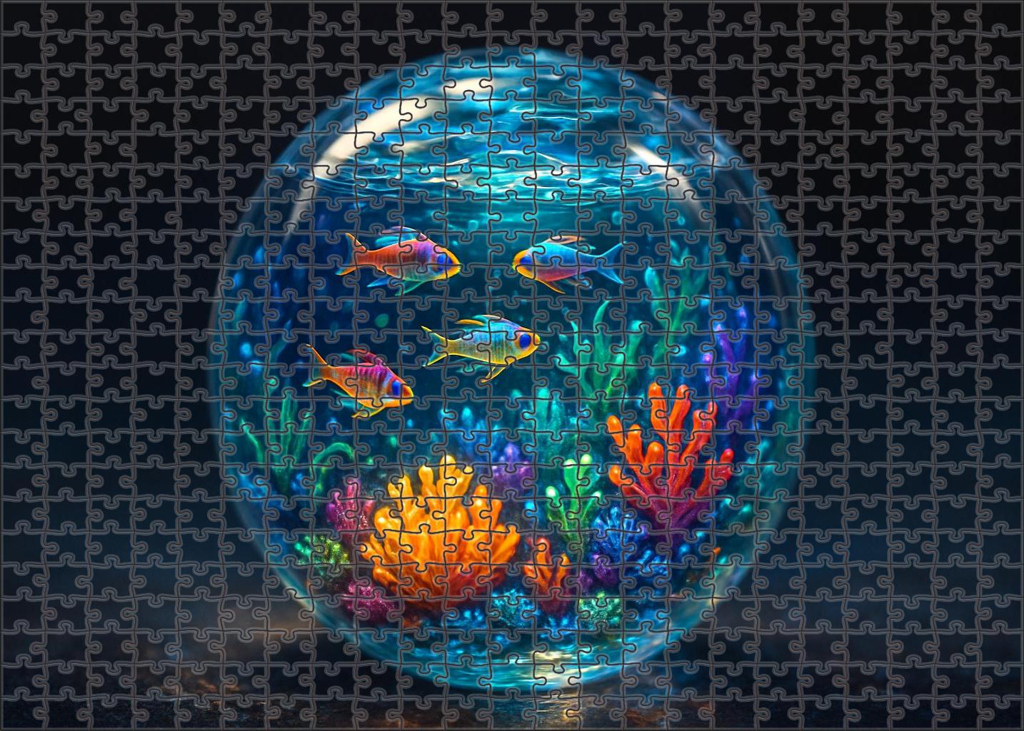The Pocket Universe Aquarium Easy Puzzles