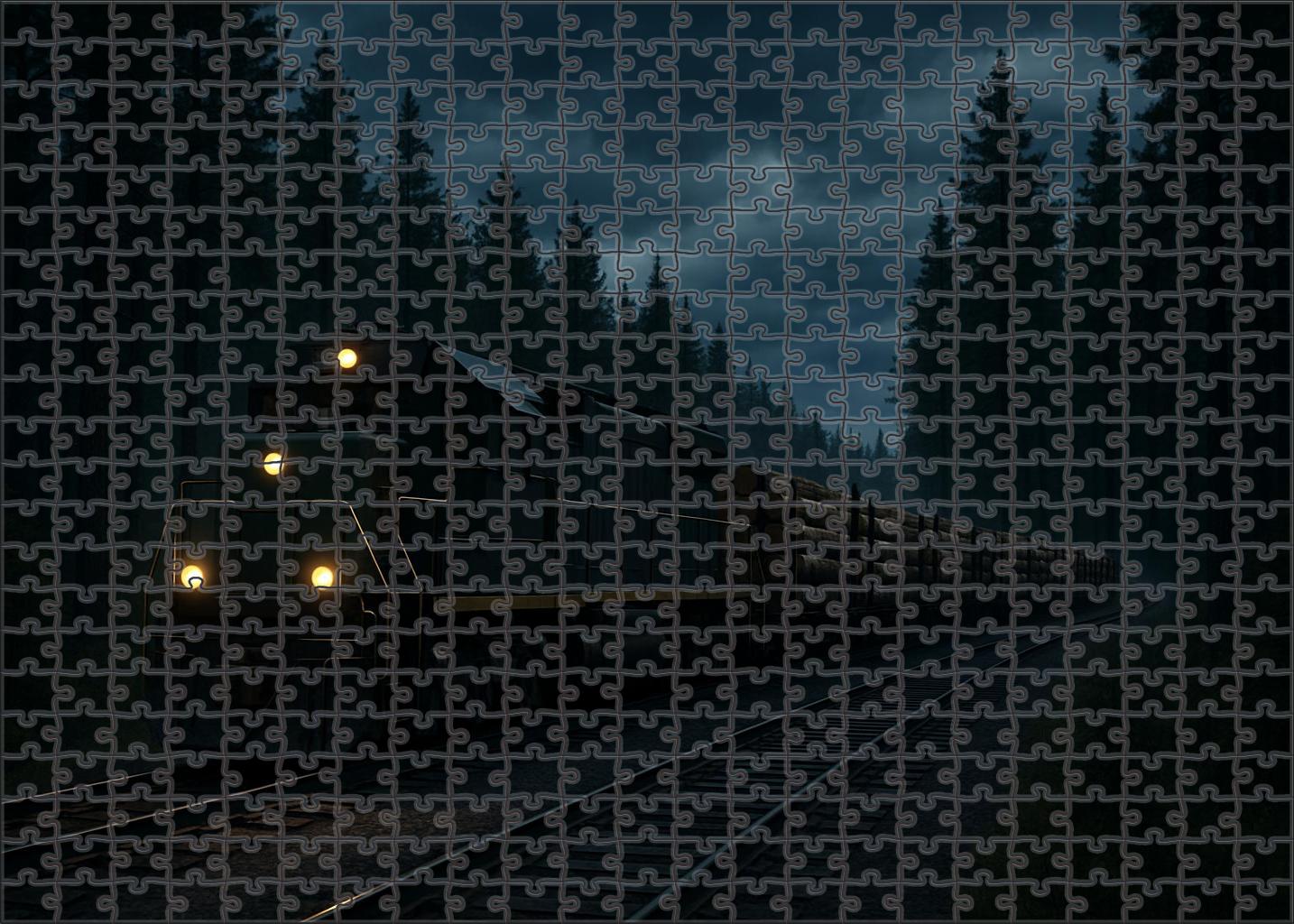 Twilight Timber Freight Large Format Puzzle