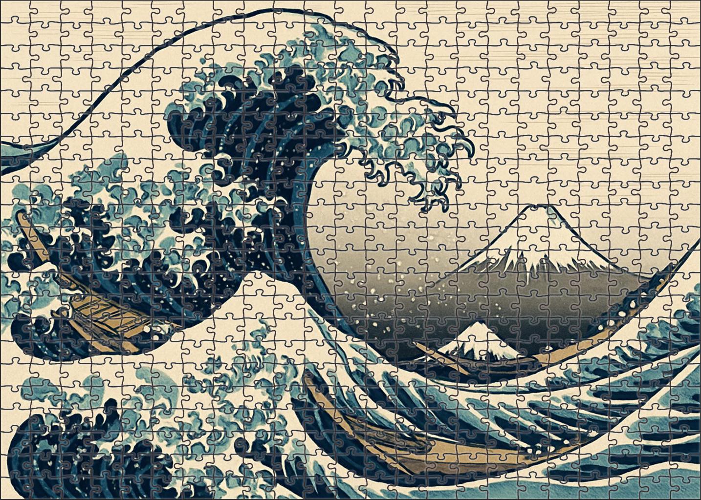 The Great Wave Puzzle For Kids
