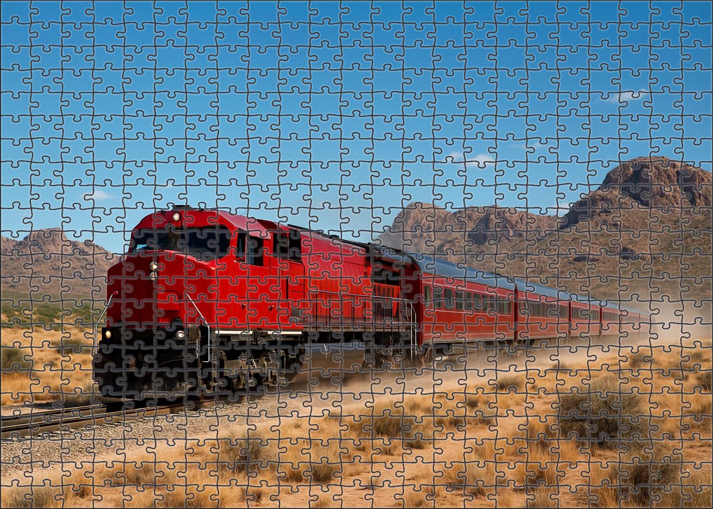 Crimson Comet Diesel Express 20 Piece Puzzle