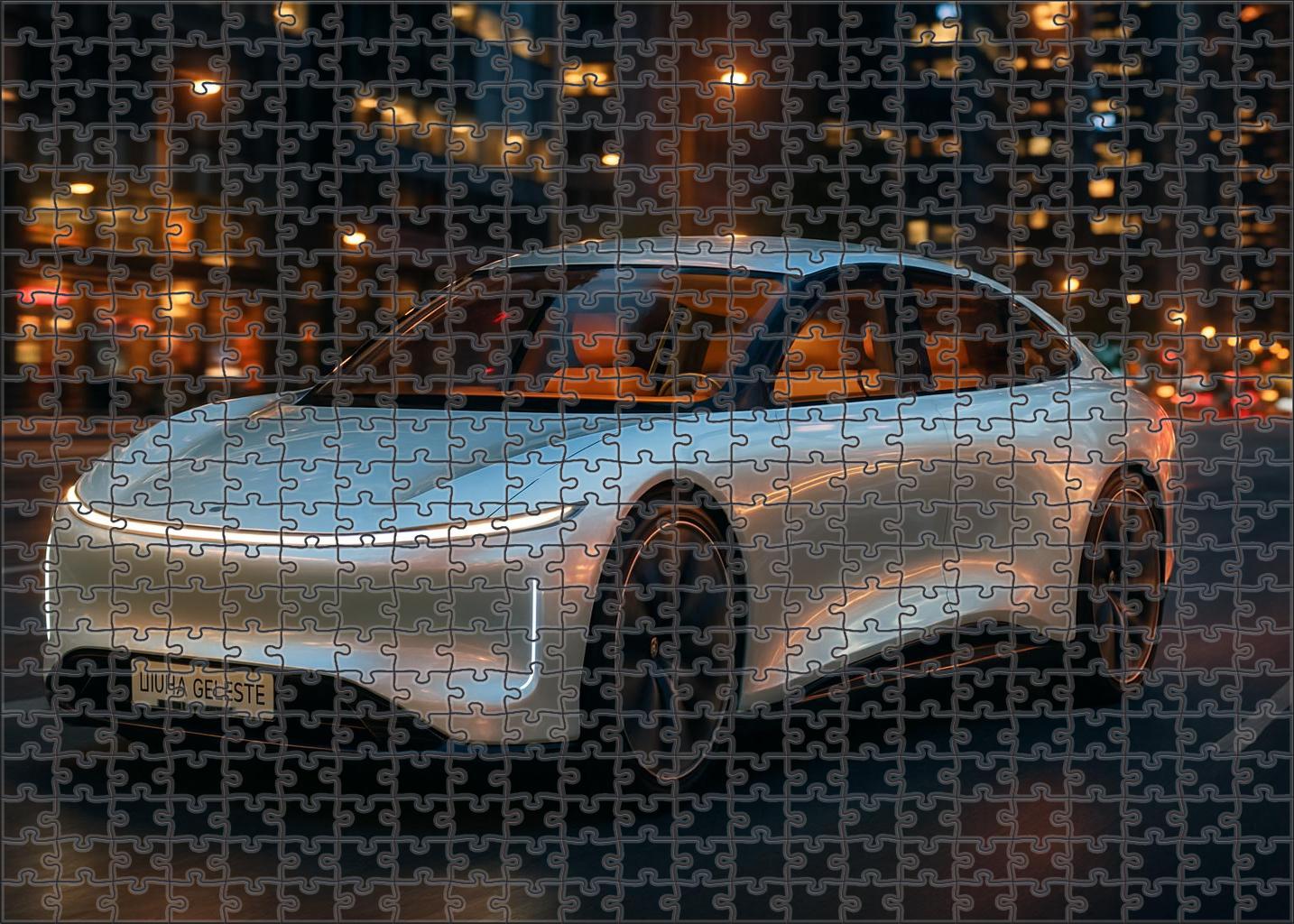 Lumia Celeste Electric Luxe Four-door Performance Saloon 20 Piece Puzzle