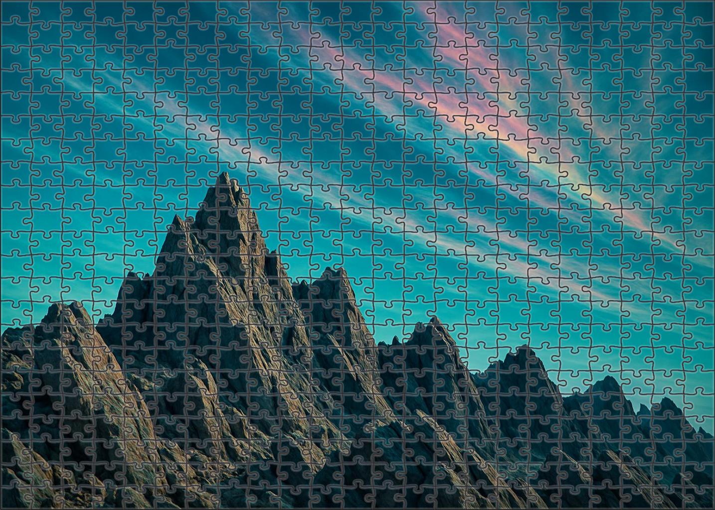 Sapphire Edge Glow Puzzle For Kids