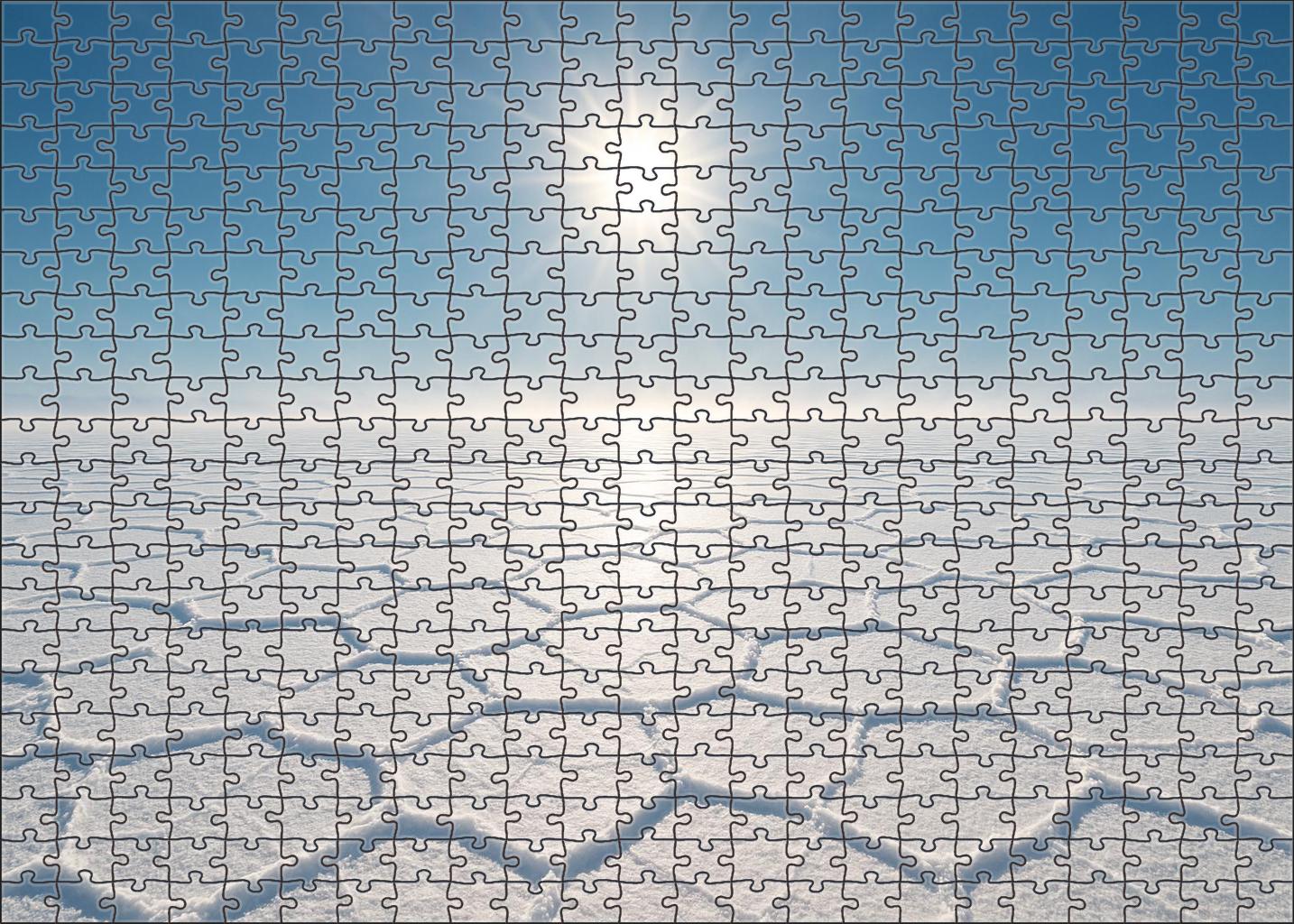 The Glass Flats Salt Pan 200 Piece Puzzle