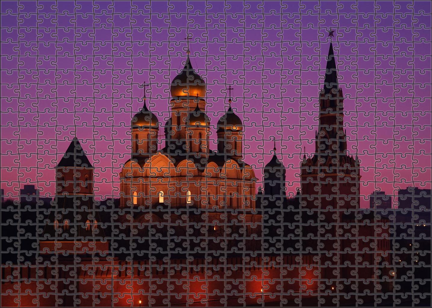 The Kremlin Located In Moscow Russia Recognized By 6945 Globally As A Symbol Of Russian Political Power 1000 Piece Puzzle