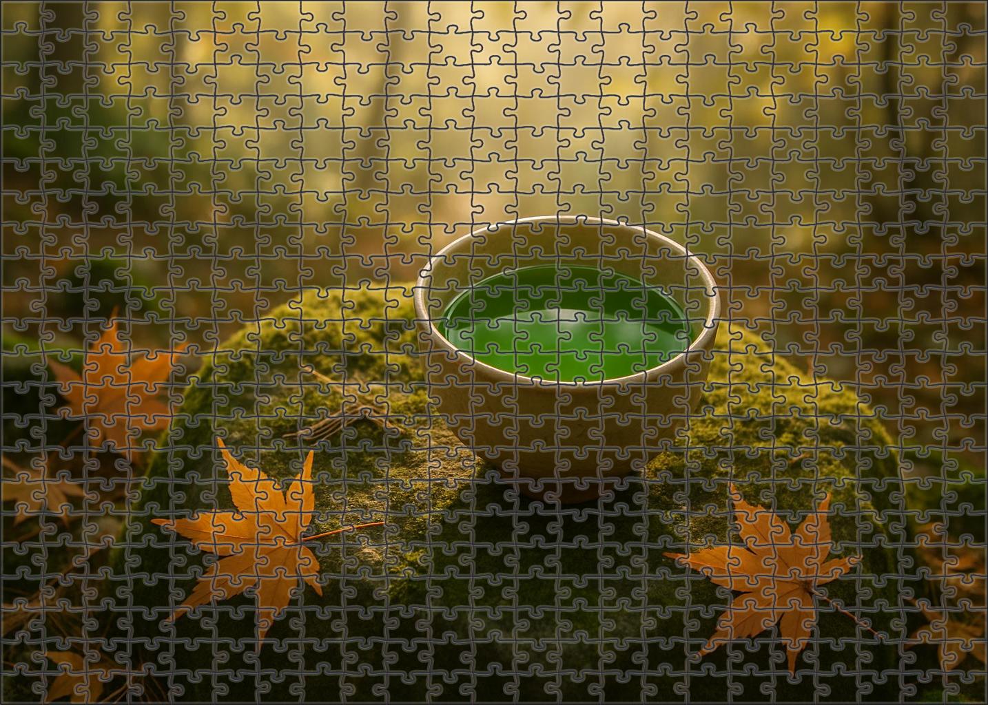 Moss & Maple Earthy Green Tea Blend With Sweet Maple And Fresh Pine Tips 50 Piece Puzzle