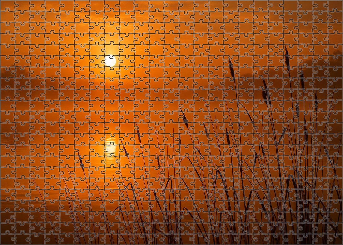Golden Hour Mirage Puzzle For Kids