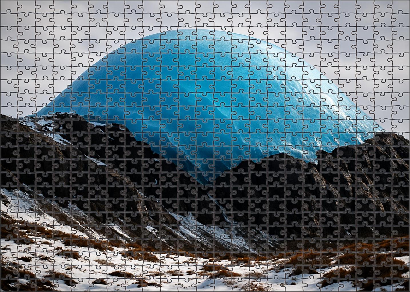 Sapphire Ice Dome 500 Piece Puzzle