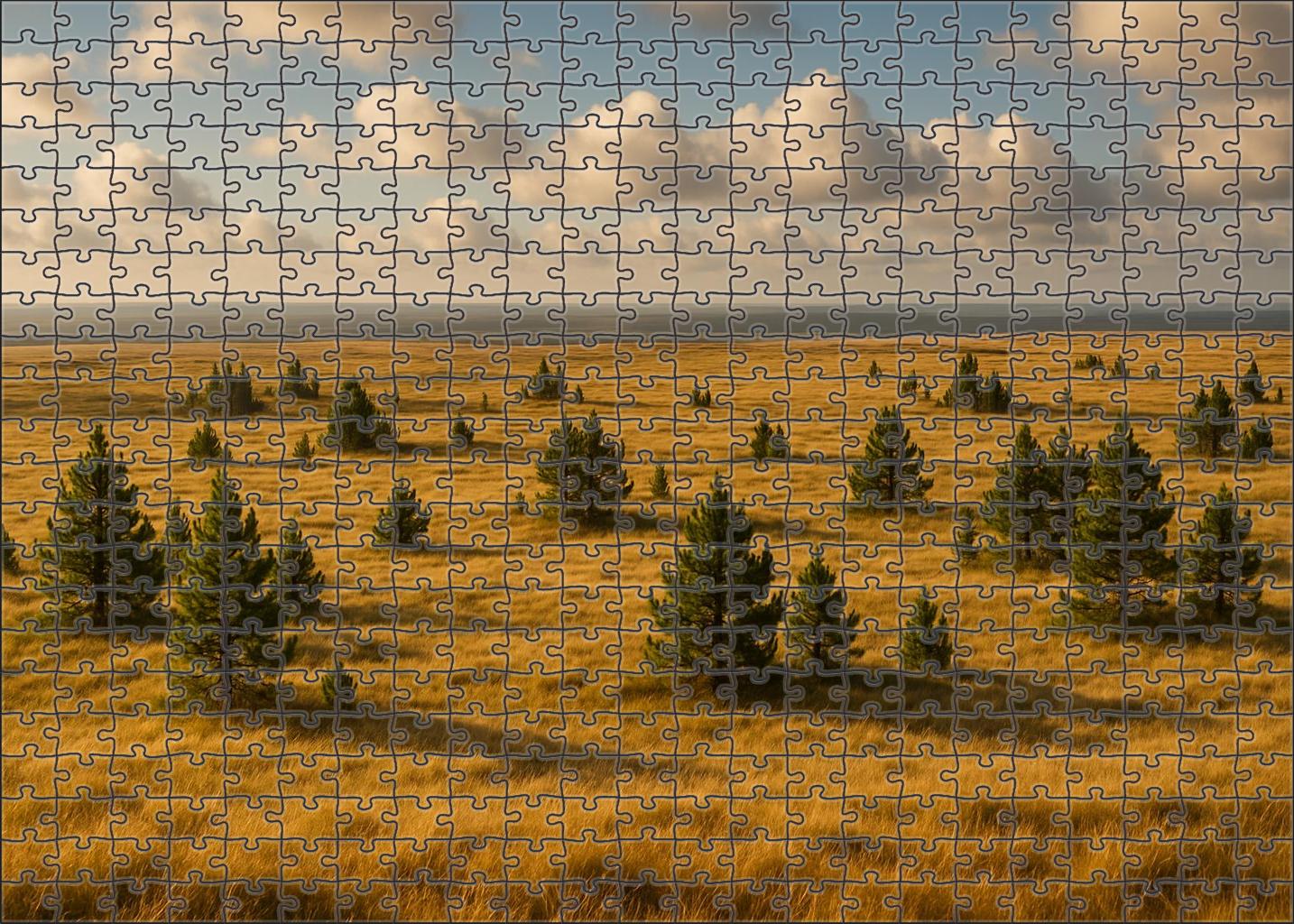 Amber Plateau Highlands 500 Piece Puzzle