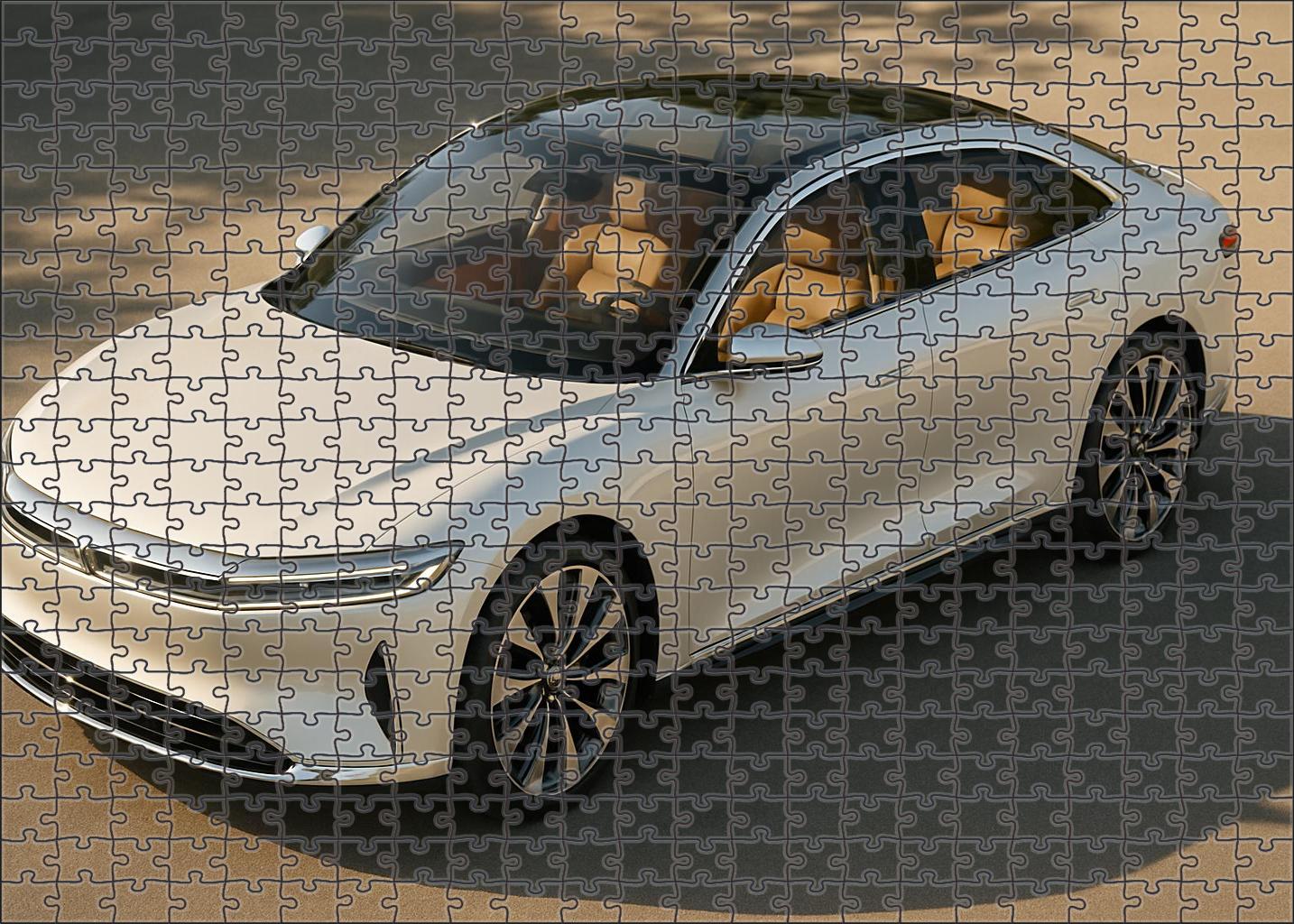Luna Cruiser Lx Plush Electric Grand Tourer 500 Piece Puzzle