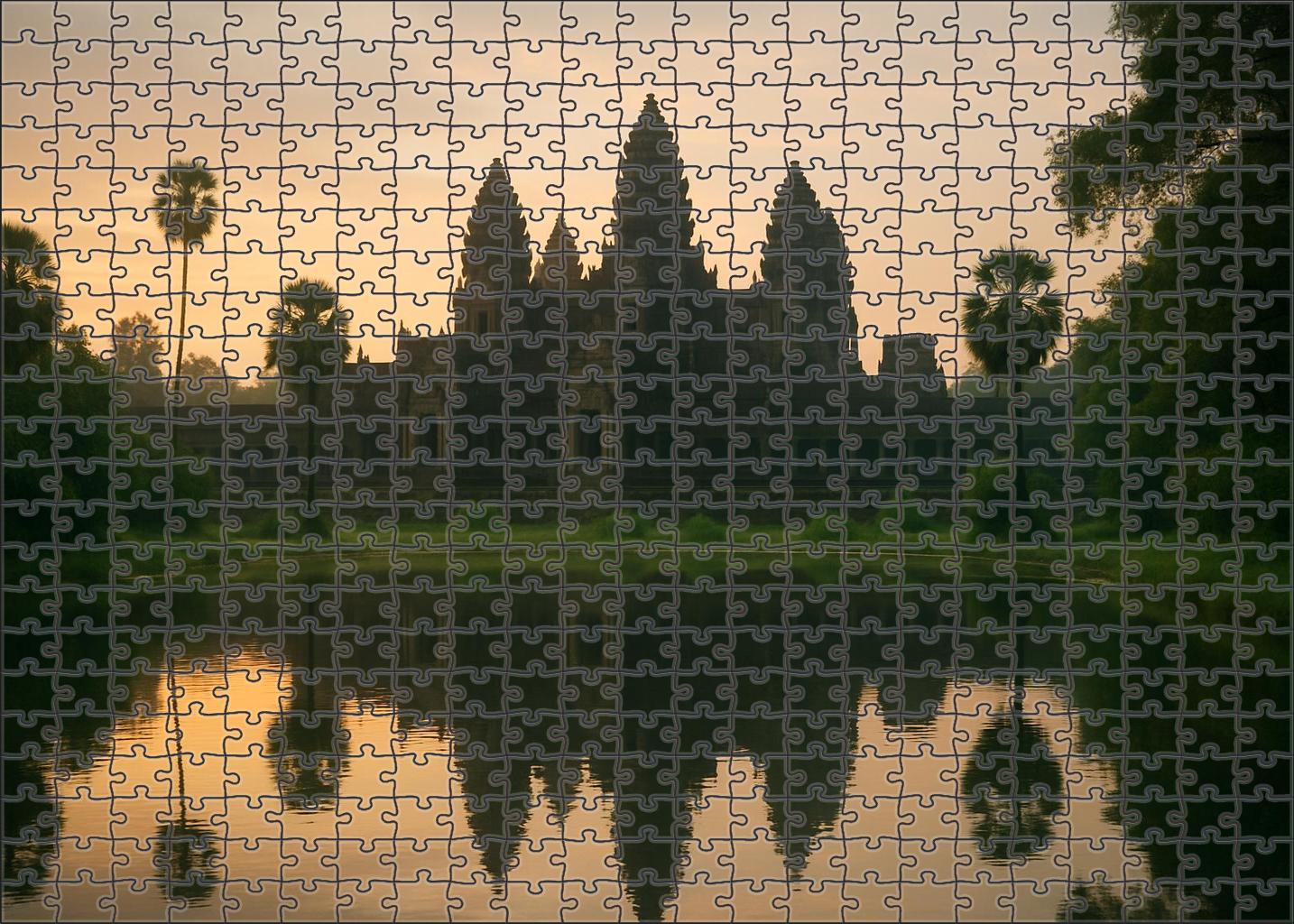 Angkor Wat Situated In Siem Reap Cambodia Identified By 7890 Worldwide As A Pinnacle Of Ancient Khmer Architecture And Spirituality Easy Puzzles