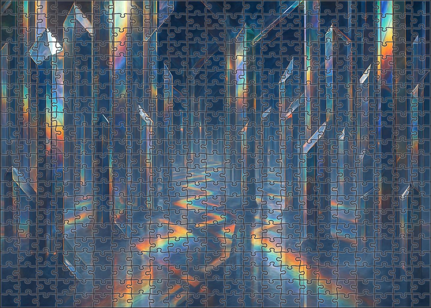 The Crystal Maze Of Shimmering Shadows Puzzle For Adults