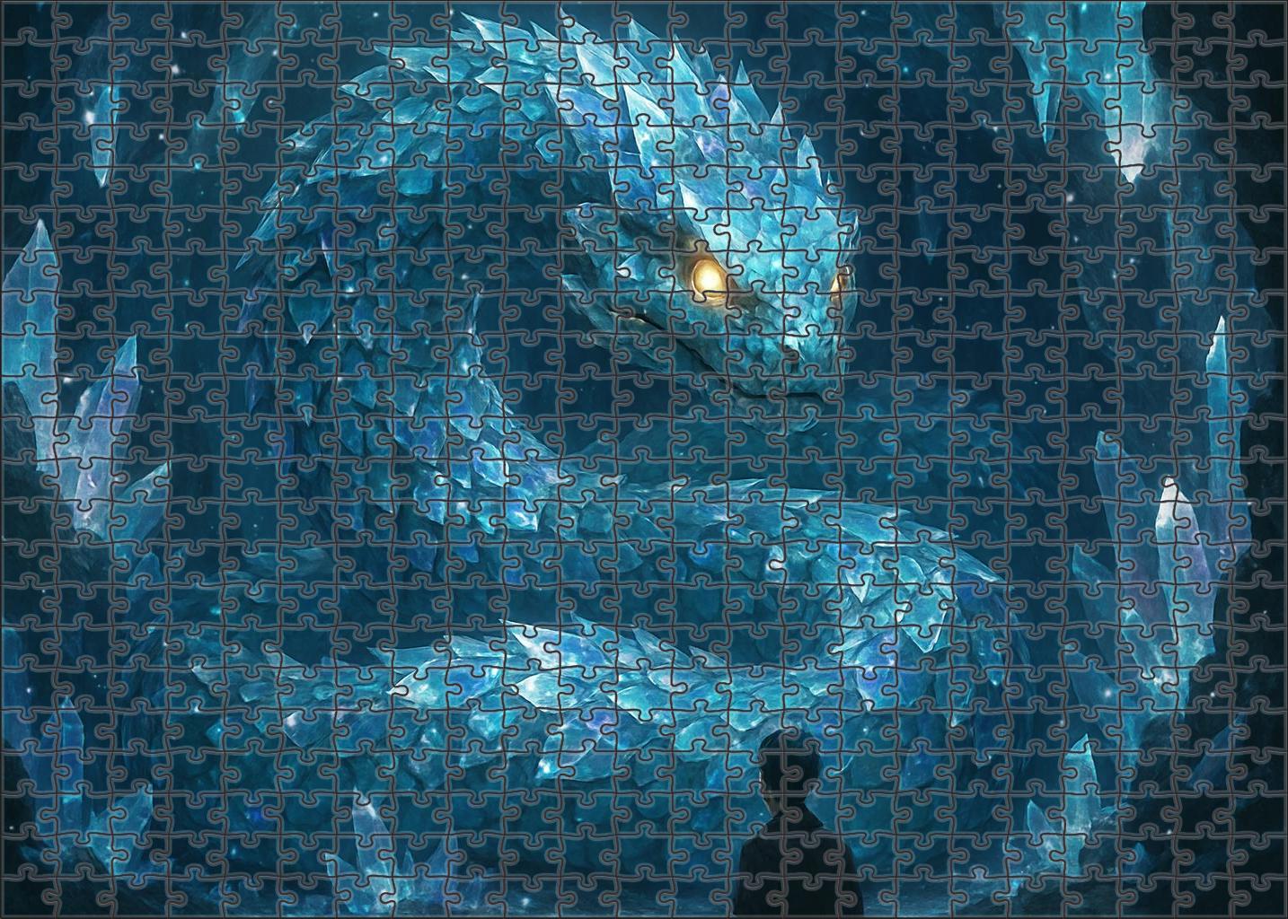 Crystal Maw Basilisk Luminous Predator With Shattered Prism Scales Easy Puzzles