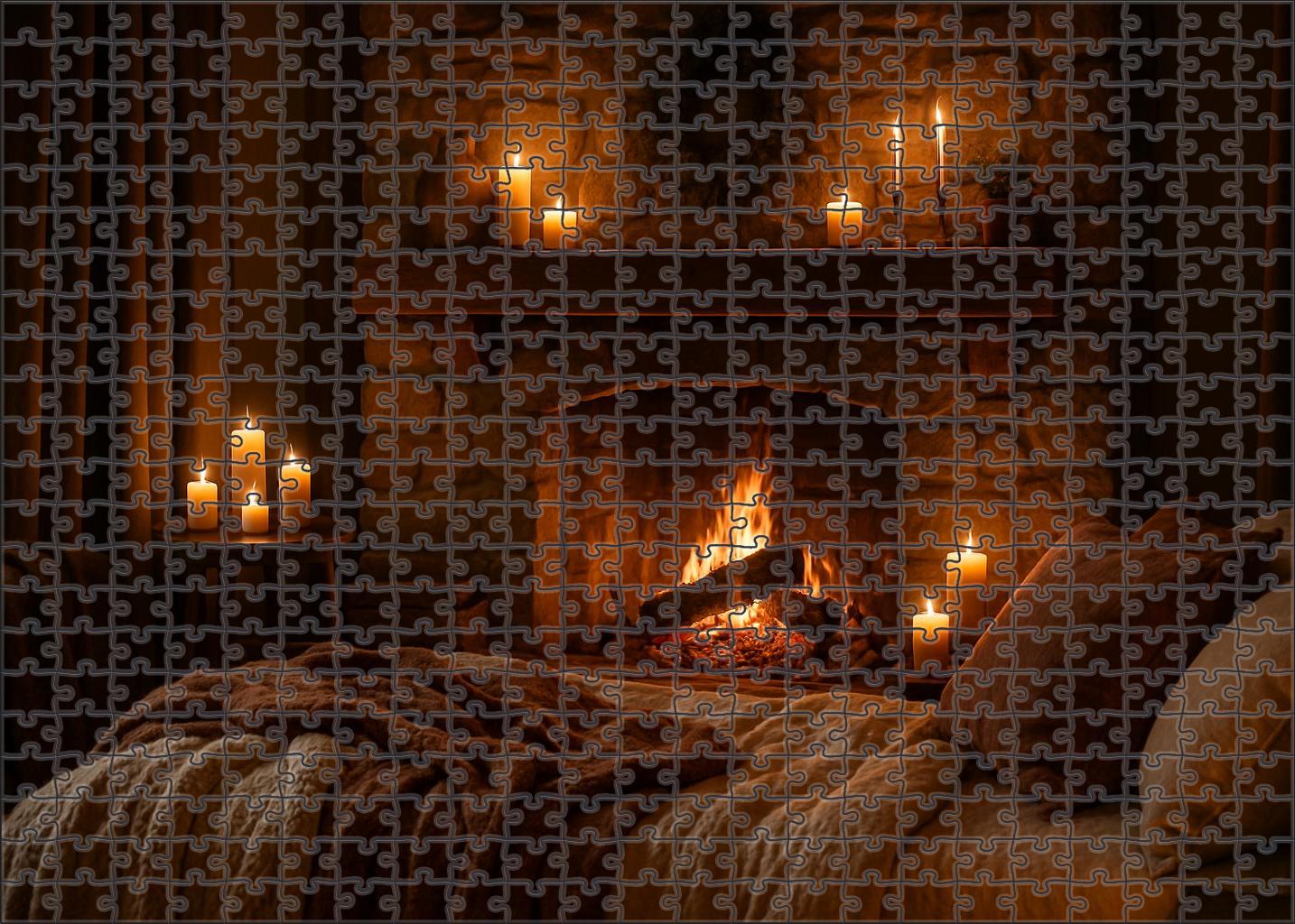 Cozy Hearthside Gathering Puzzle For Adults