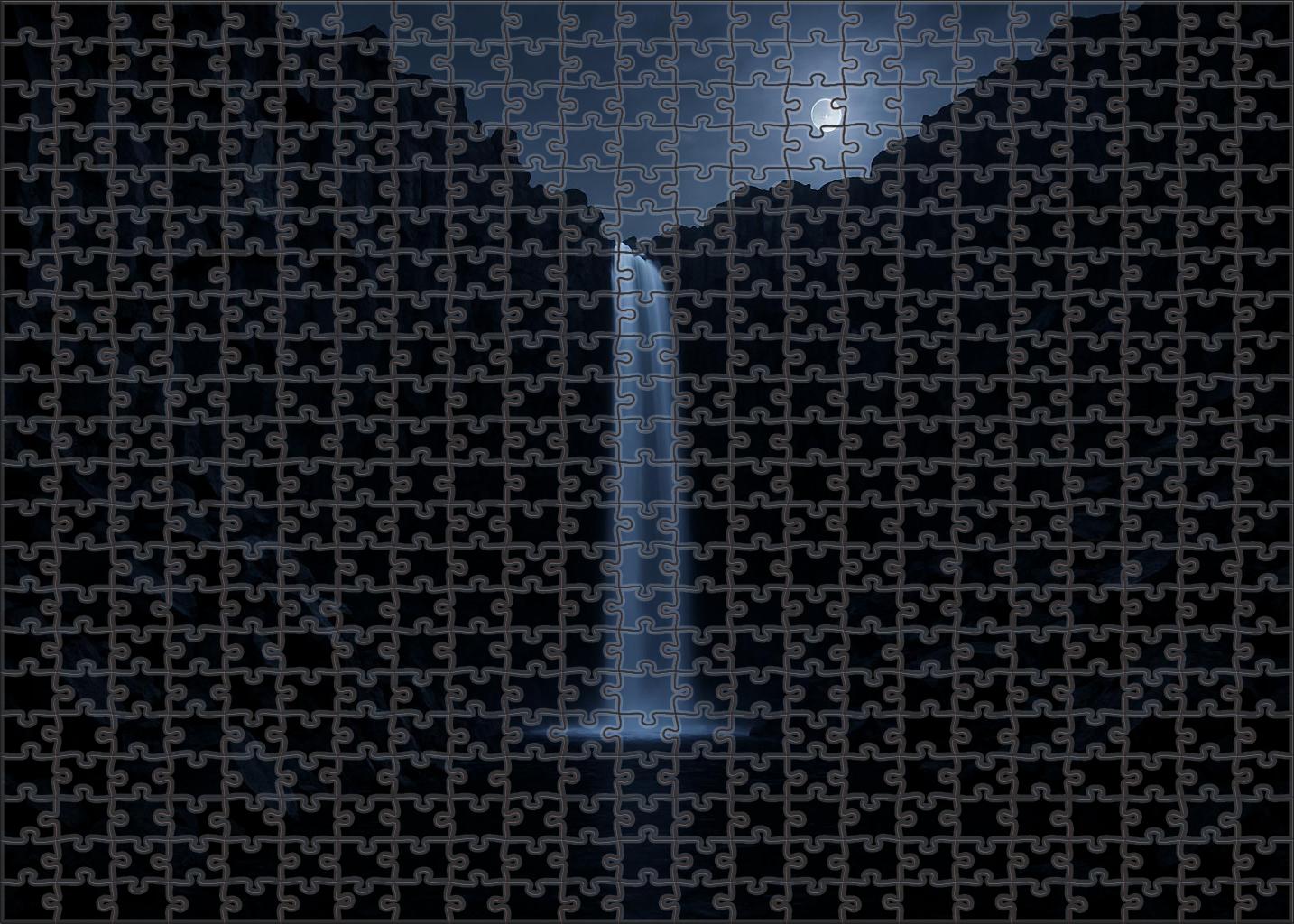 Midnight Shard Fall Puzzle For Adults