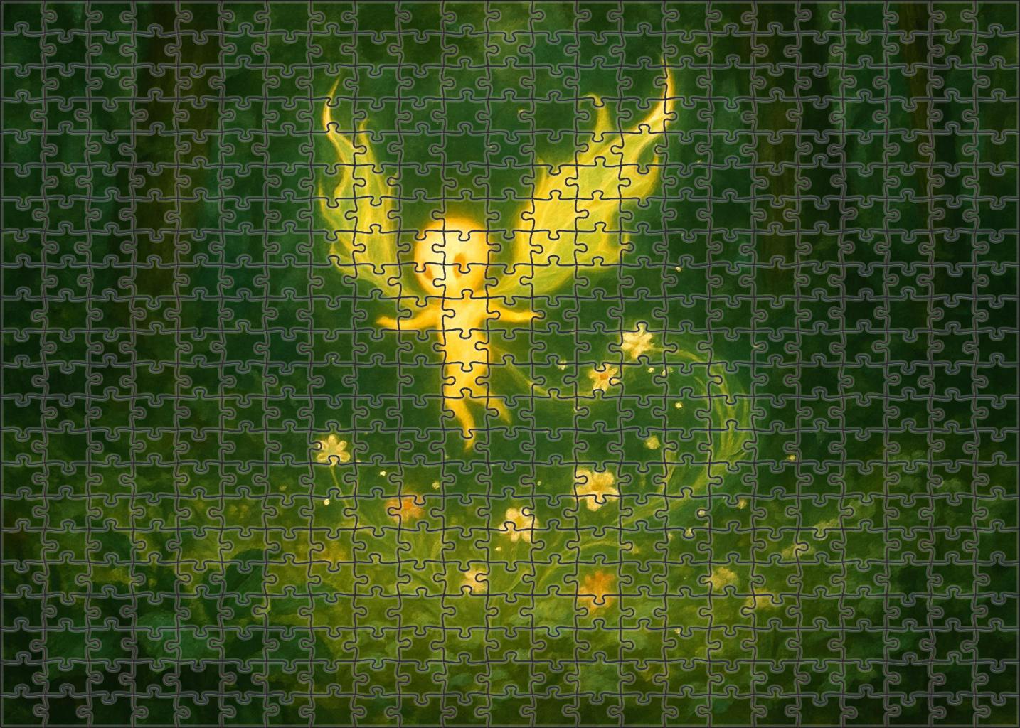 Verdant Ember Wisp 50 Piece Puzzle