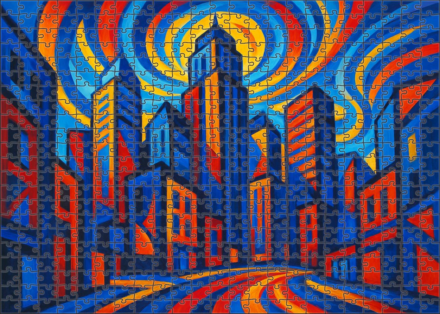 Metropolis In Motion Unique Puzzle Design