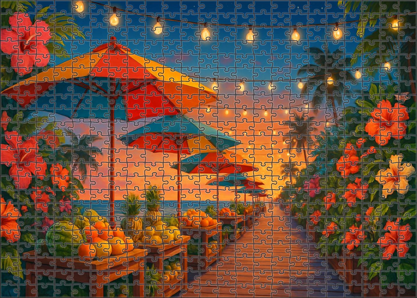 Seaside Summer Revelry Puzzle For Adults