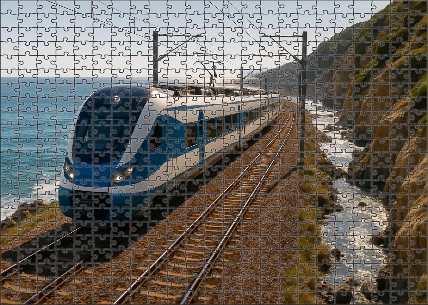 Azure Coast Commuter Electric Multiple Unit Mini Puzzle