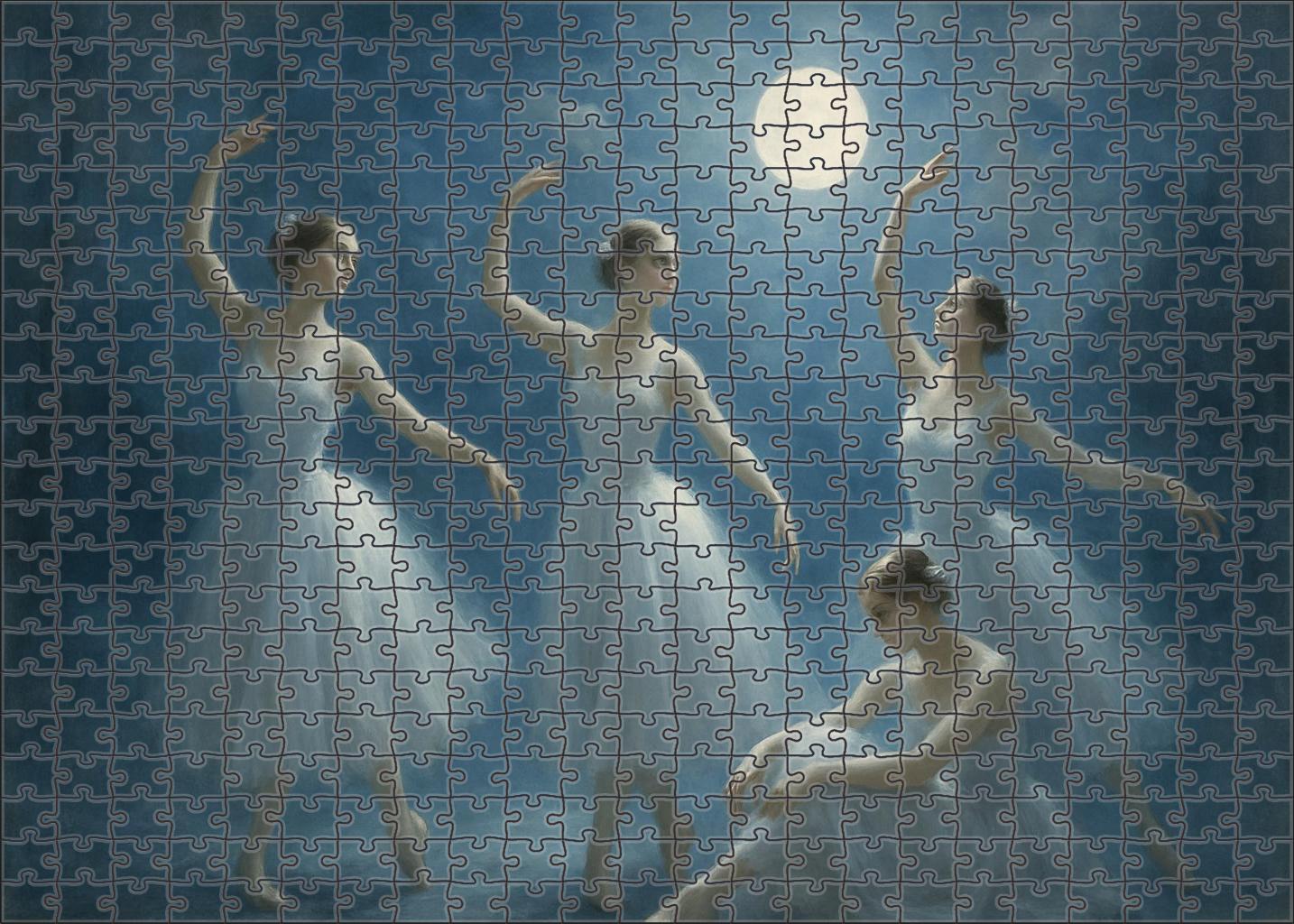 Dance Of The Swans 200 Piece Puzzle